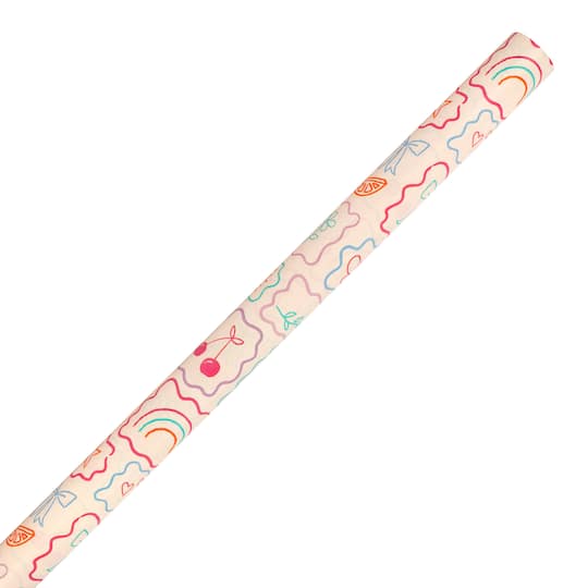 30" x 20ft. Birthday Icon Blocks Gift Wrap by Celebrate It™